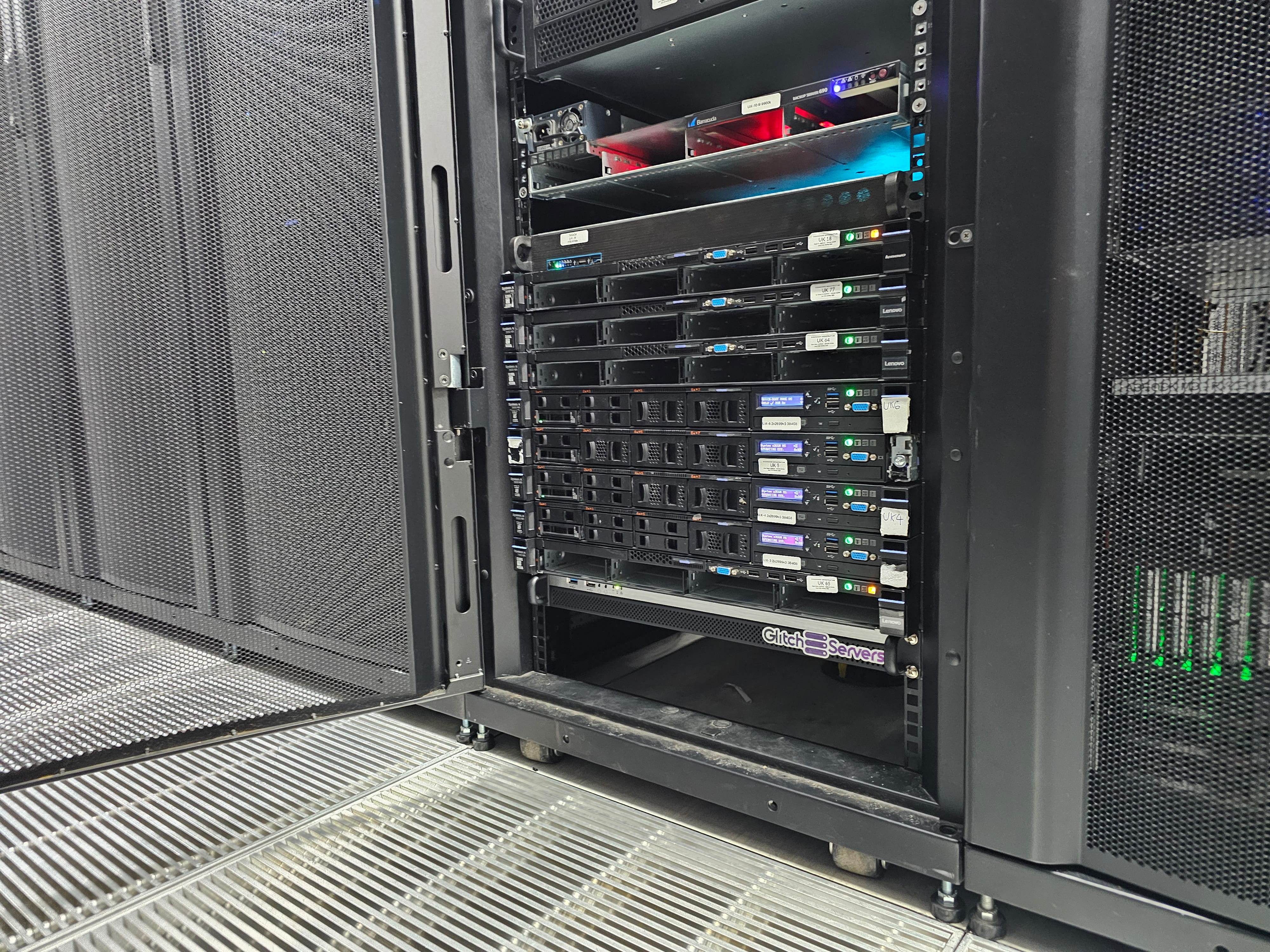 Glitch Servers cloud control panel
